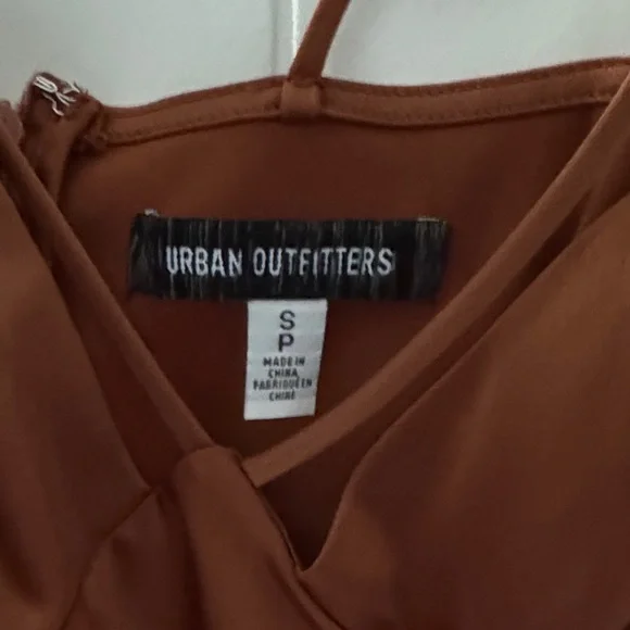 Rust Orange Slip Dress - Picture 3 of 3